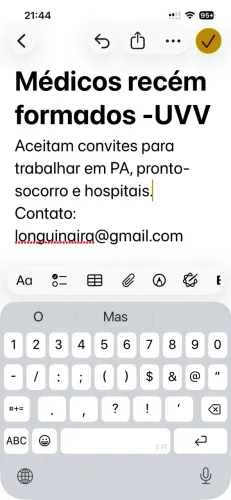 Médicos recém formados