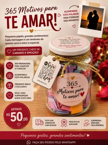 Presente dia dos namorados 
