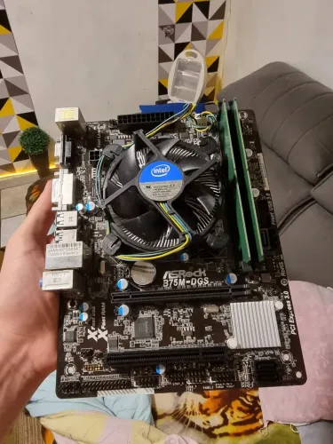 Kit i5 3330 4GB DDR3 Placa mãe b75m com caixa