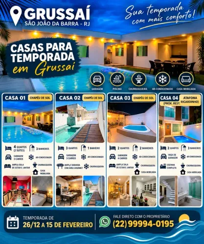 Casas para temporada em Grussai