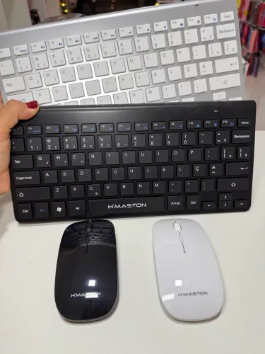 KIT TECLADO E MOUSE SEM FIO WIRELESS