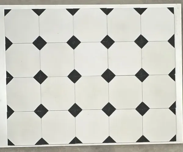 Lote com 250 Peças de Ladrilhos Hidráulicos 20x20 - Modelo 4 Pontas - Direto da Fábrica