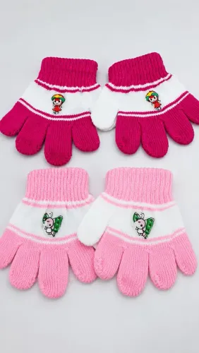 Luva de bebê feminina