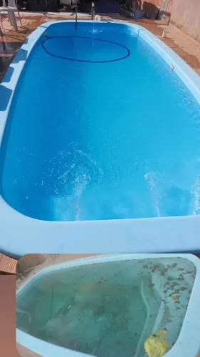 Limpeza de piscinas / Piscineiro profissional