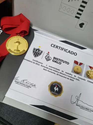 Medalha libertadores 2013 original