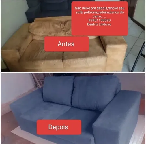 Reforma em sofás, cama , poltronas.....