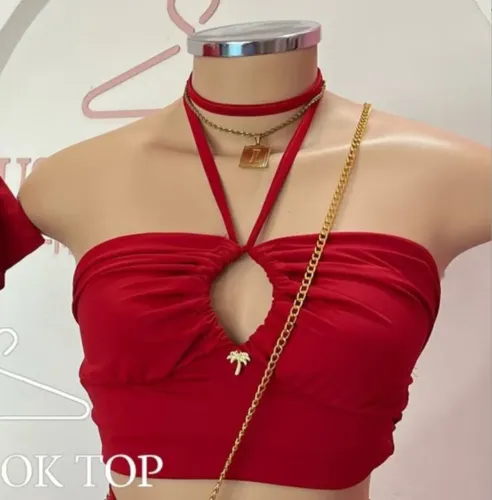 Conjunto vermelho