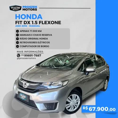 Honda Fit DX 1.5 Flexone 16V 5P Mec. 2016
