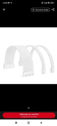 Jogo de cabos sleeveed