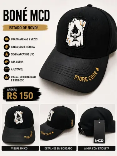 Boné MCD novo 