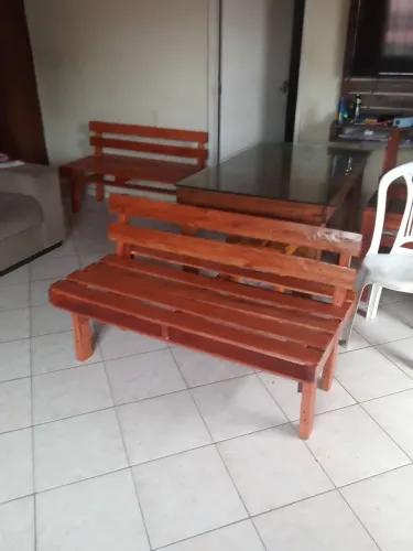 Banco tipo sofá de pallet