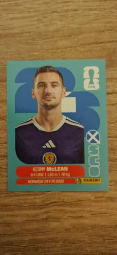 Figurinha Panini Copa do Mundo 2026 Kenny Mclean