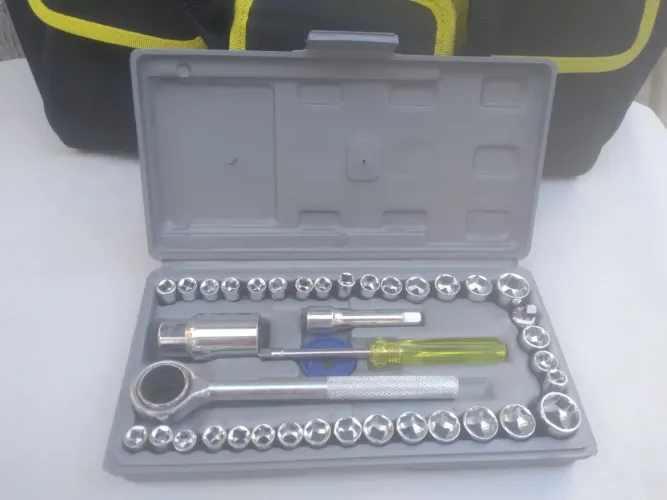 ? Kit Chave Catraca 42 Peças - Faça Reparos em Casa Sem Gastar com Mão de Obra!