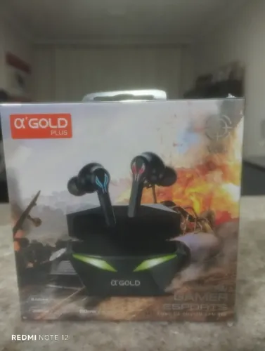 Fone Ouvido Bluetooth Gamer Sem Fio A'Gold FN-B25B - Novo Lacrado