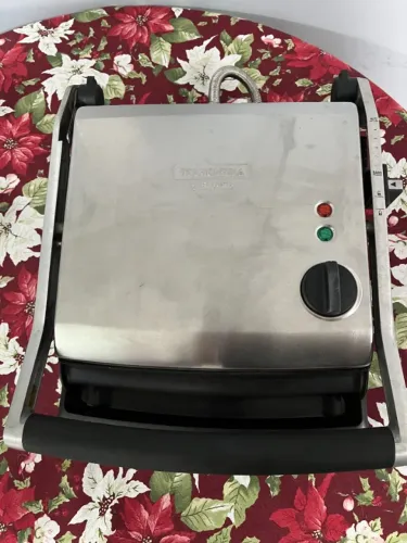 Grill Elétrico Tramontina by Breville Adjusta em Aço Inox com Bandeja Removível 220 V