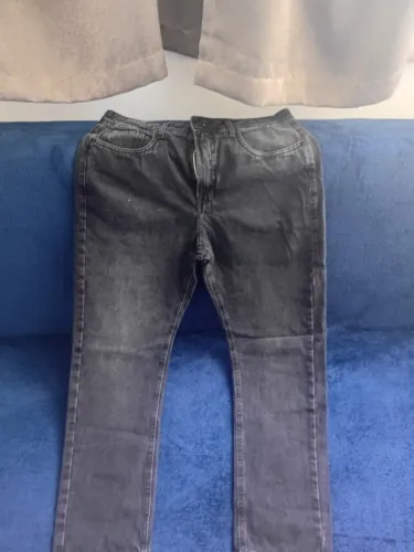 Calça Jeans Preta Masculina Semi Nova - Ótimo Estado