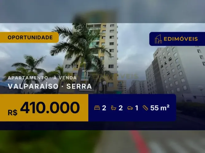 Apartamento 2 quartos em Valparaíso, pronto para morar e aproveitar!