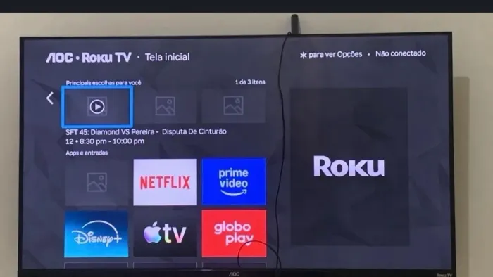 Vendo Tv AOC 43 polegadas Smart TV 