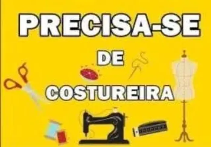 Estamos contratando costureira com experiência 