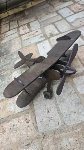 Avião Decorativo - MDF