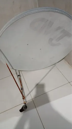 Kit Antena Parabólica GVT + Receptor Mibosat 2001