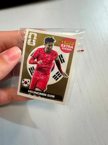 EXTRA STICKER - Dourada / Heungmin Son