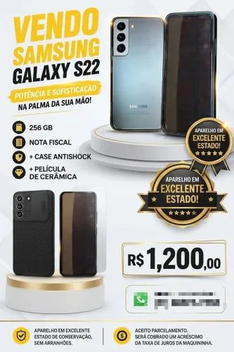 Vendo celular Samsung S22