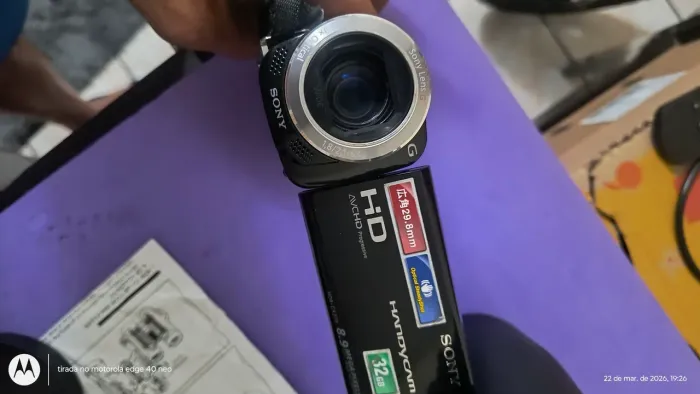 Webcam da Sony zoom 55 X