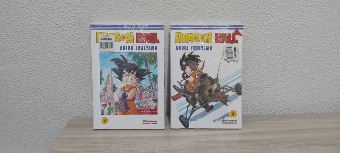 Livros novos lacrados mangá Dragon Ball - Volumes 3 e 4 - Panini Comics Planet Mangá