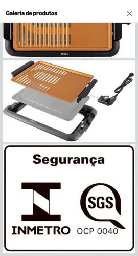 Churrasqueira elétrica Philco