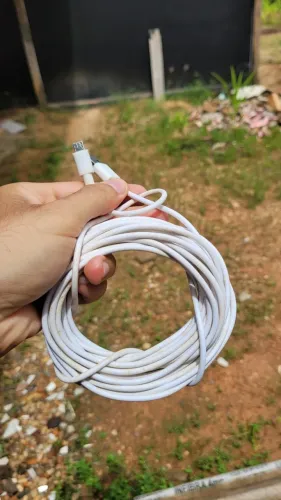 Cabo carregamento Micro USB de 10 metros