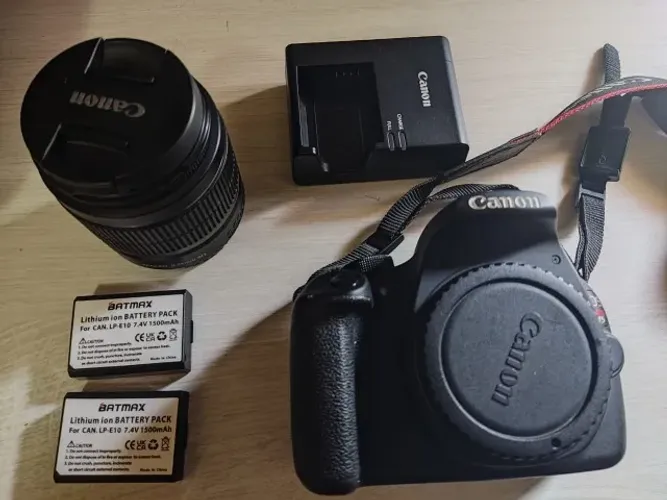 Câmera Canon Rebel T5 + Lente 18-55mm | Perfeita para iniciantes | Pronta pra usar