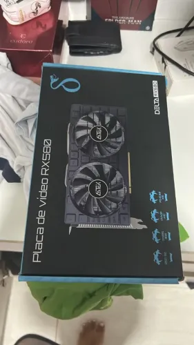Placa de video rx 580, com defeito, aceito ofertas