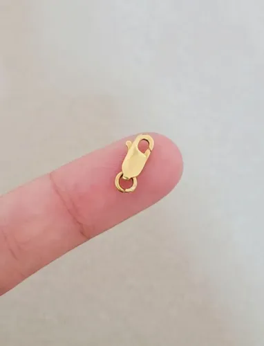 Fecho mosquetão N1 Ouro 18k