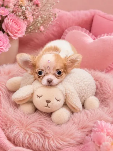 Chihuahua com 50 dias vacinado