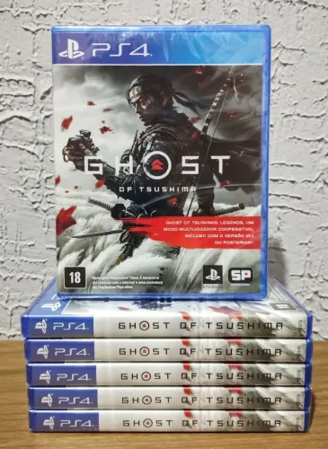Ghost Of Tsushima Ps4 Lacrado (Aceitamos seu jogo usado com pagamento)