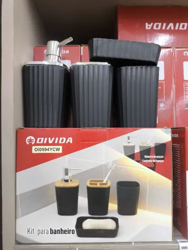 Kit de banheiro para sabonete líquido