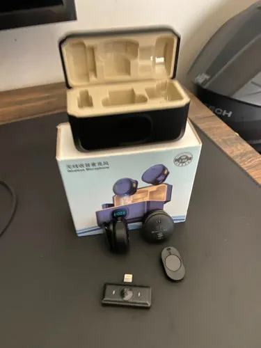 Microfone sem fio para iphone