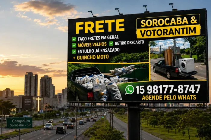 Removo intulho carreto em geral