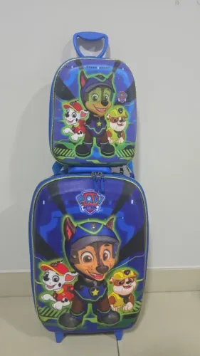 kit de bolsa escolar da Patrulha Canina 3D