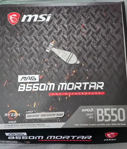 B550M MSI Mortar AM4 - Excelente estado.