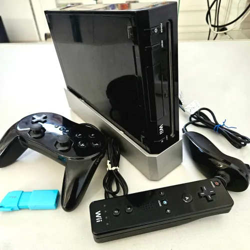 Nintendo wii Destravado zelda mario DonkeyKong + controle pro