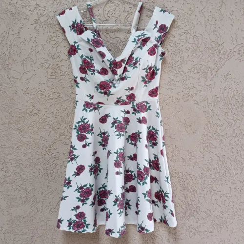 Vestido Feminino Floral Godê Tamanho M 