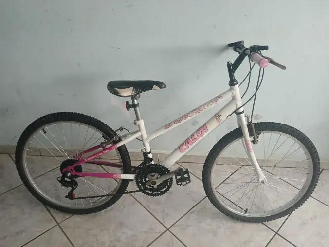 Bicicleta aro 24 18 marchas, tudo ok