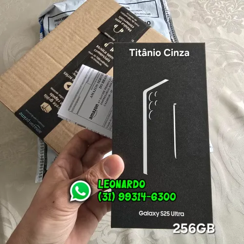 Samsung Galaxy S25 ULTRA 256GB Titânio Cinza, lacrado, nota fiscal e 1 ano garantia