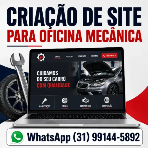 Criação de site para oficina mecânica e auto center
