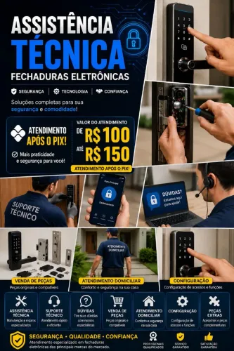 Assistência técnica para fechadura eletrônica 