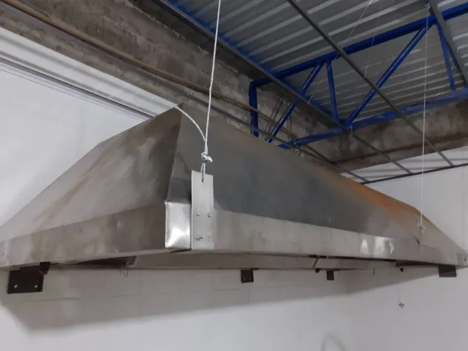 Vendo coifa industrial inox 