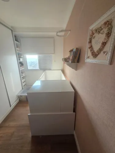 Berço Cama Multifuncional com Cama Auxiliar 3 Gavetas Branco