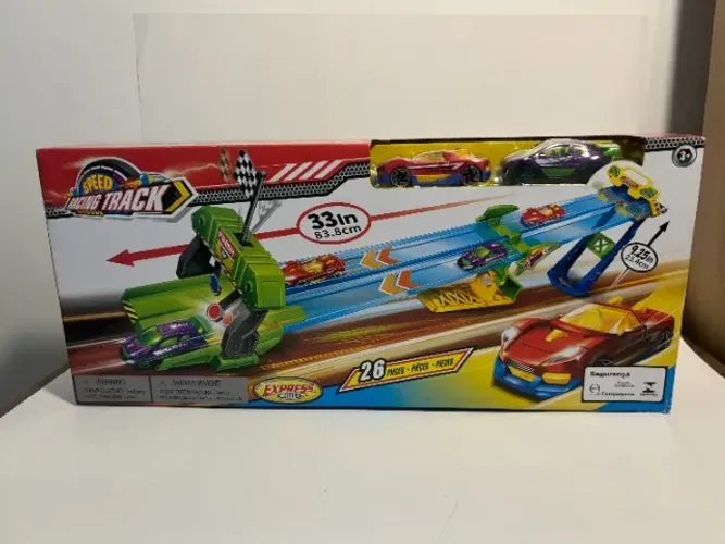 Pista Brinquedo Speed Racing Track - Carrinho Lançador